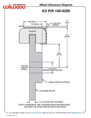 Wheel Clearance Diagram