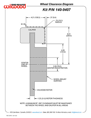 Wheel Clearance Diagram