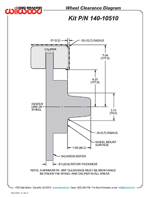 Wheel Clearance Diagram