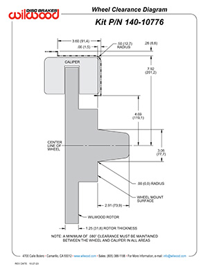 Wheel Clearance Diagram