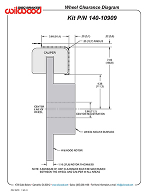 Wheel Clearance Diagram