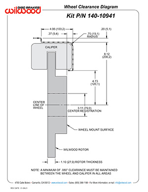 Wheel Clearance Diagram