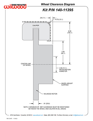 Wheel Clearance Diagram