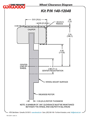 Wheel Clearance Diagram