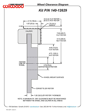 Wheel Clearance Diagram