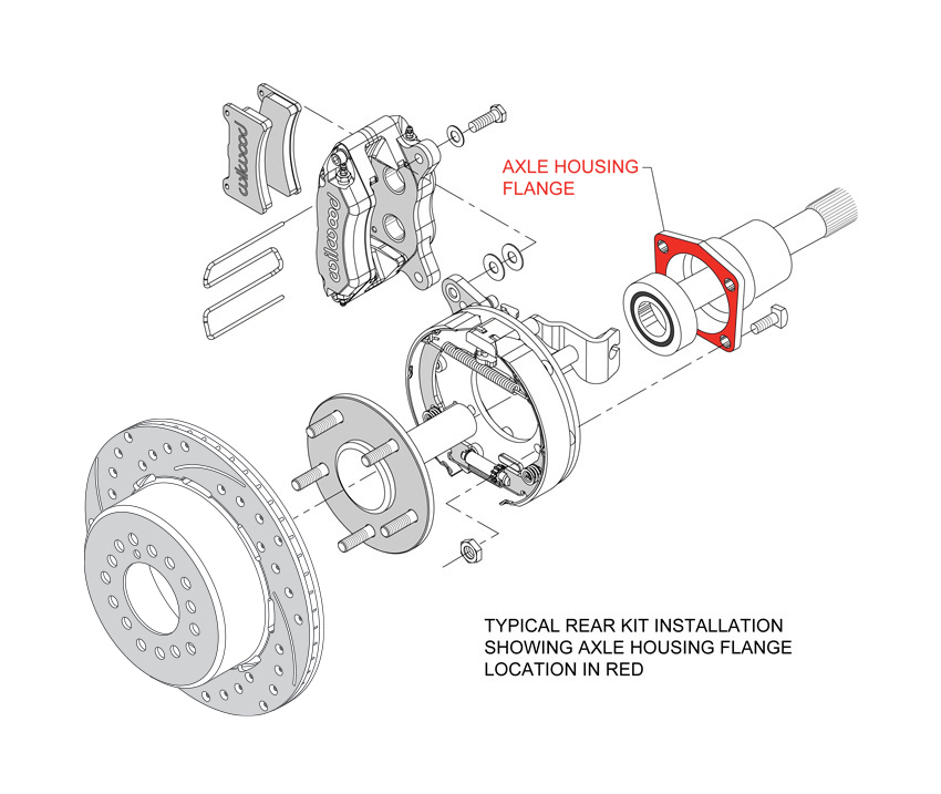 chevy axle width chart wilwood disc brakes search by axle flange. 