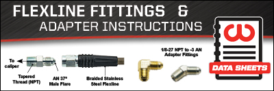 Wilwood Flexline Fittings Instructions