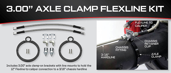 Wilwood Flexline Axle Clamp Kit - Solid Axle