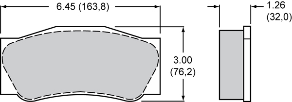 Brake Pad Plate #4632