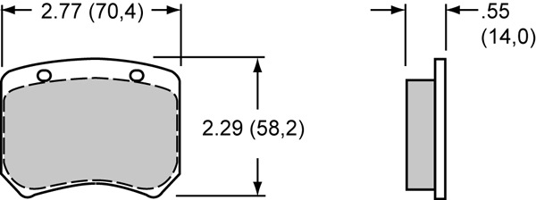 Pad Dimensions for the WLD-20/ST