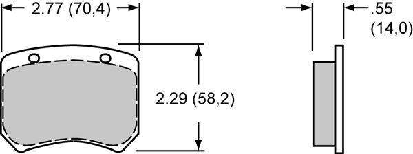 Brake Pad Plate #5214