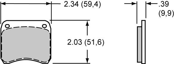 Pad Dimensions for the WLD-19/ST