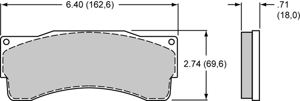 Brake Pad Plate #6318