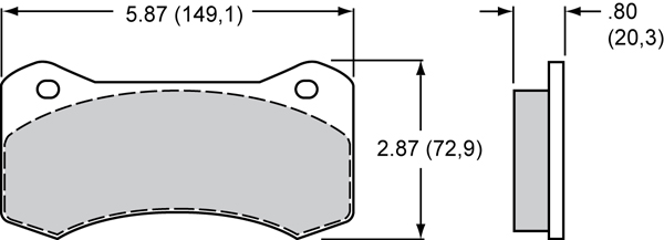 Brake Pad Plate #6620