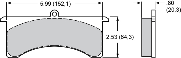 Pad Dimensions for the Grand National GN6R