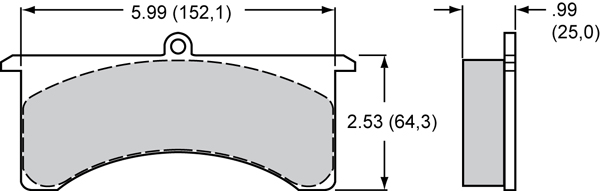 Brake Pad Plate #7525