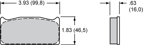 Brake Pad Plate #8316