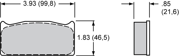 Brake Pad Plate #8322