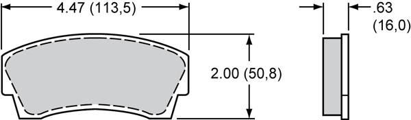 Brake Pad Plate #8716