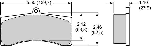 Brake Pad Plate #9728