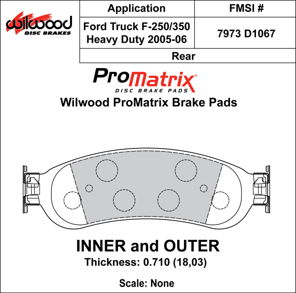 Fmsi Brake Pad Chart