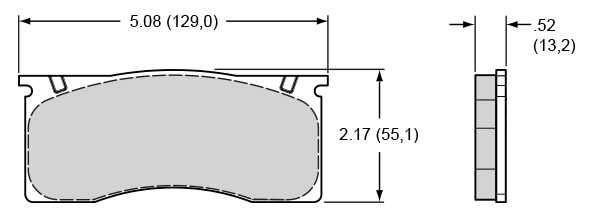 Brake Pad Plate #D11