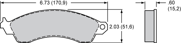 Brake Pad Plate #D412