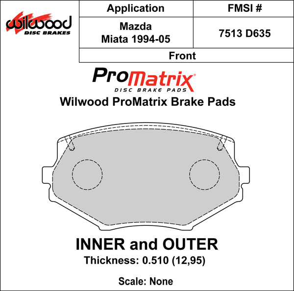 Brake Pad Plate #D635