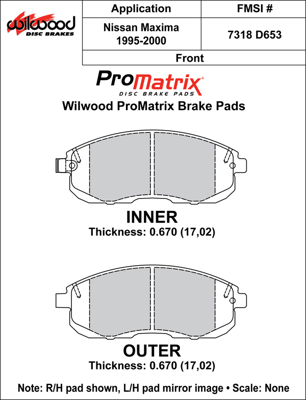 Brake Pad Plate #D653