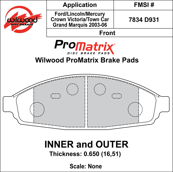 Brake Pad Plate #D931