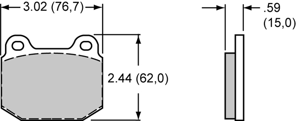 Brake Pad Plate #D961