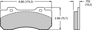 Brake Pad Plate #10120