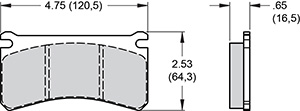 Brake Pad Plate #10416