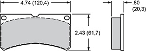 Brake Pad Plate #10420