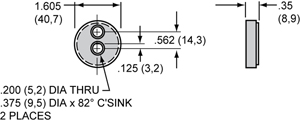 Brake Pad Plate #4009