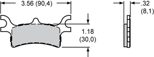 Brake Pad Plate #4508