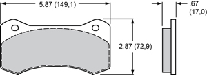 Brake Pad Plate #6617