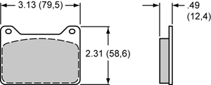 Brake Pad Plate #7912