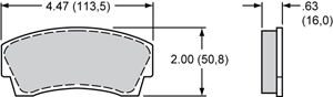 Brake Pad Plate #8716