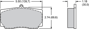 Brake Pad Plate #9830