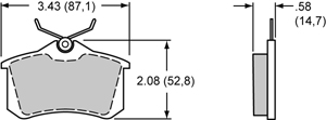 Brake Pad Plate #D340