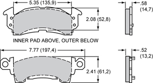 Brake Pad Plate #D52