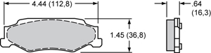 Brake Pad Plate #D732