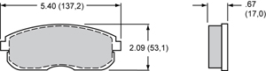 Brake Pad Plate #D815