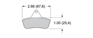 View Brake Pads with Plate #41XX