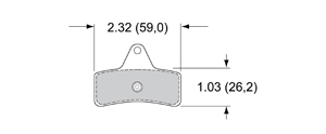 View Brake Pads with Plate #43XX