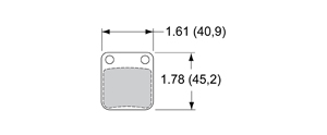 View Brake Pads with Plate #49XX