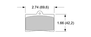 View Brake Pads with Plate #62XX