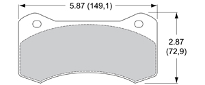 Pad Plate 6617 - 150-14779K<br />Compound: BP-30