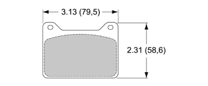 View Brake Pads with Plate #79XX